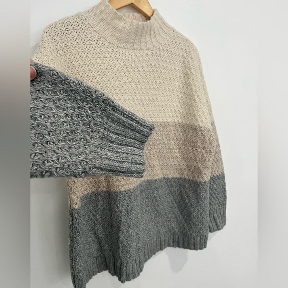 J. Jill Textured Color-Block Sweater Large - Picture 7 of 9